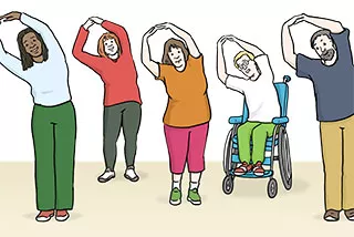 Yoga-Gruppe der Psychosozialen Beratung